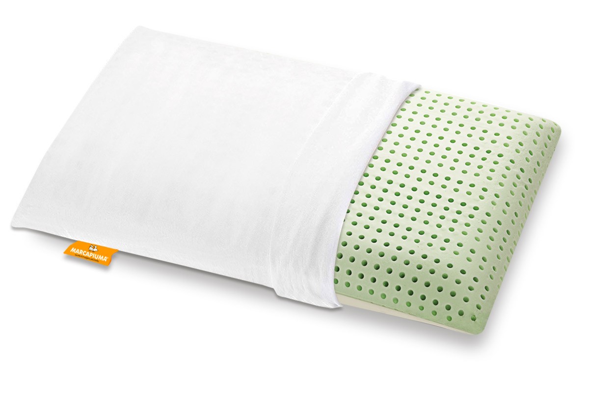 Double Memory Foam Pillow model Bio Double Aloe soap-shaped