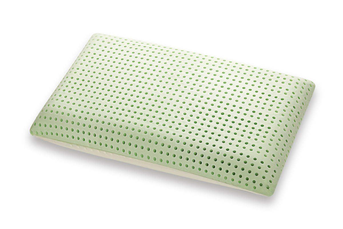 Double Memory Foam Pillow model Bio Double Aloe soap-shaped