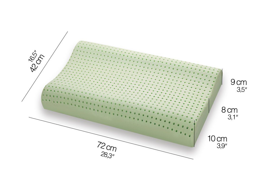 memory-foam-bio-green-pillow-wave-Marcapiuma
